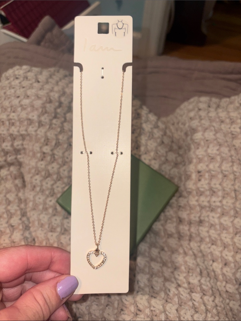 Rose Gold Heart Pendant Necklace